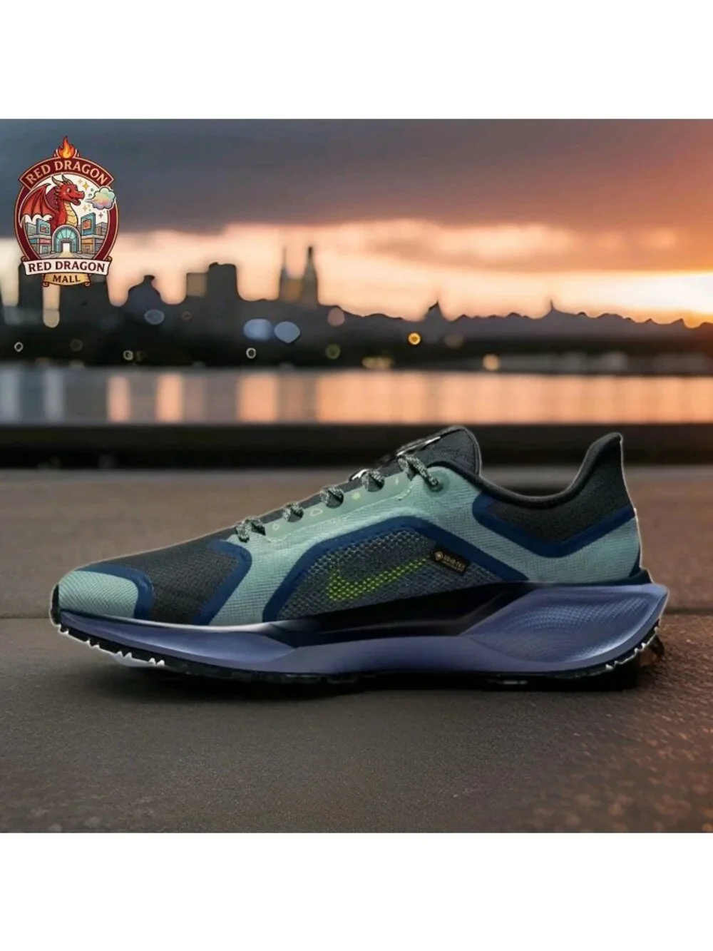 Nike Pegasus 41 Gore-Tex Running Shoes Cannon Obsidian FQ1356-006 - Men's Sz 9.5